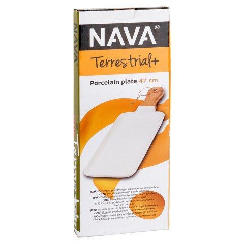 Talerz do serwowania porcelanowy TERRESTRIAL 46cm NAVA 10-263-030