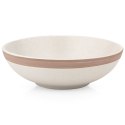 Talerz obiadowy głęboki ceramiczny beżowy ARTHENA BEIGE 20cm 900ml NAVA 10-141-082
