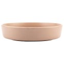 Talerz obiadowy głęboki ceramiczny beżowy SOHO 21.5cm 1L NAVA 10-099-273