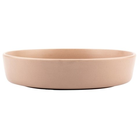 Talerz obiadowy głęboki ceramiczny beżowy SOHO 21.5cm 1L NAVA 10-099-273
