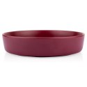 Talerz obiadowy głęboki ceramiczny bordowy SOHO 21.5cm 1L NAVA 10-099-293