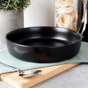 Talerz obiadowy głęboki ceramiczny czarny SOHO 21.5cm 1L NAVA 10-099-283