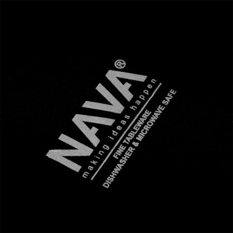 Talerz obiadowy głęboki ceramiczny czarny SOHO 21.5cm 1L NAVA 10-099-283