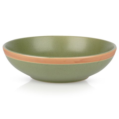 Talerz obiadowy głęboki ceramiczny zielony ARTHENA GREEN 20cm 900ml NAVA 10-141-062