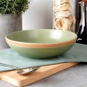 Talerz obiadowy głęboki ceramiczny zielony ARTHENA GREEN 20cm 900ml NAVA 10-141-062