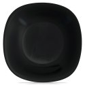 Talerz obiadowy głęboki szklany czarny LUNA 21.5cm 650ml ORION 129548