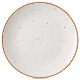 Talerz obiadowy płytki ceramiczny beżowy 27cm ORION 129113