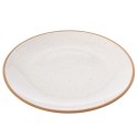 Talerz obiadowy płytki ceramiczny beżowy 27cm ORION 129113