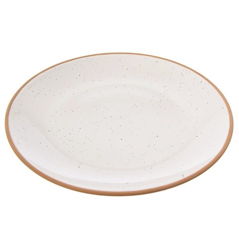 Talerz obiadowy płytki ceramiczny beżowy 27cm ORION 129113