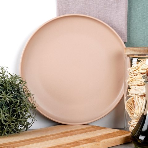 Talerz obiadowy płytki ceramiczny beżowy SOHO 27cm NAVA 10-099-271