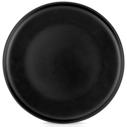 Talerz obiadowy płytki ceramiczny czarny SOHO 27cm NAVA 10-099-281
