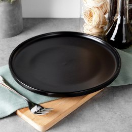 Talerz obiadowy płytki ceramiczny czarny SOHO 27cm NAVA 10-099-281