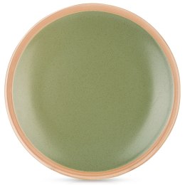 Talerz obiadowy płytki ceramiczny zielony ARTHENA GREEN 27cm NAVA 10-141-060