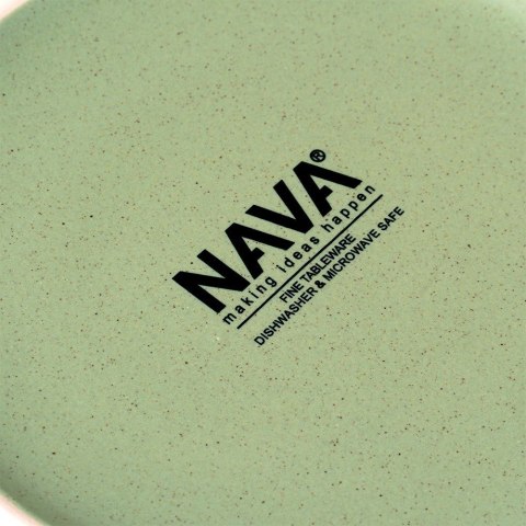 Talerz obiadowy płytki ceramiczny zielony ARTHENA GREEN 27cm NAVA 10-141-060