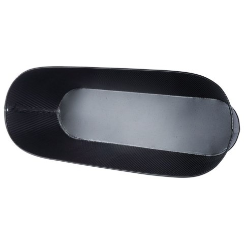 Doniczka balkonowa metalowa czarna 51,5 cm VILDE 339405