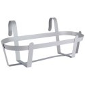Doniczka balkonowa metalowa szara 51,5 cm VILDE 339409