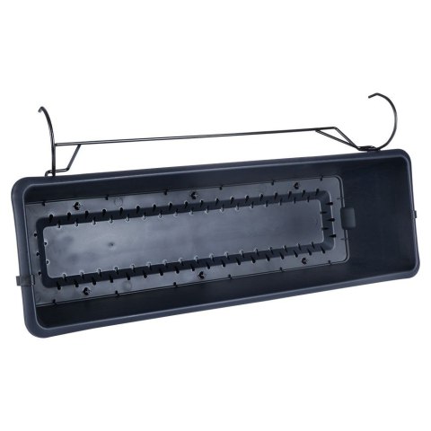 Doniczka balkonowa plastikowa szara 59 cm VILDE 339422