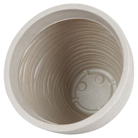 Doniczka ogrodowa plastikowa beżowa okrągła 39x31 cm VILDE 339437