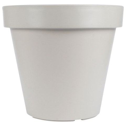 Doniczka ogrodowa plastikowa beżowa okrągła 48x43 cm VILDE 339430