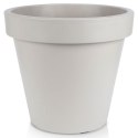 Doniczka ogrodowa plastikowa beżowa okrągła 48x43 cm VILDE 339430