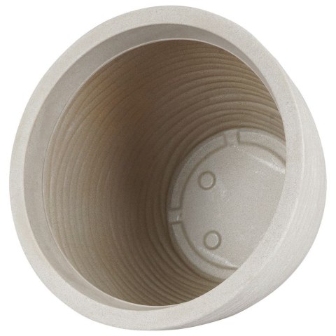 Doniczka ogrodowa plastikowa beżowa okrągła 48,5x37,5 cm VILDE 339443