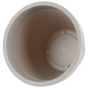 Doniczka ogrodowa plastikowa beżowa okrągła duża 39x35 cm VILDE 339426