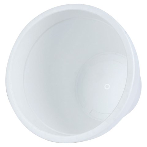 Doniczka ogrodowa plastikowa biała okrągła 39x35 cm VILDE 339427