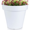 Doniczka ogrodowa plastikowa biała okrągła 48x43 cm VILDE 339431