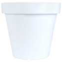 Doniczka ogrodowa plastikowa biała okrągła 48x43 cm VILDE 339431