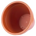 Doniczka ogrodowa plastikowa brązowa okrągła 48x43 cm VILDE 339428