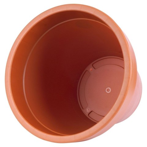 Doniczka ogrodowa plastikowa brązowa okrągła 48x43 cm VILDE 339428