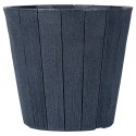 Doniczka ogrodowa plastikowa czarna okrągła 39x35 cm VILDE 339496