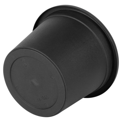 Doniczka ogrodowa plastikowa czarna okrągła duża 27,5 cm VILDE 339514