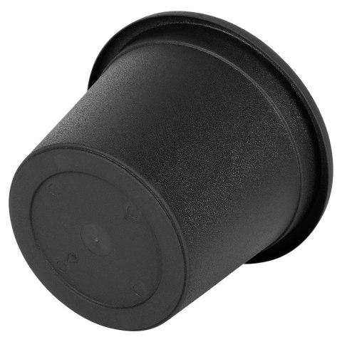 Doniczka ogrodowa plastikowa czarna okrągła mała 14,5 cm 3 szt. VILDE 339511