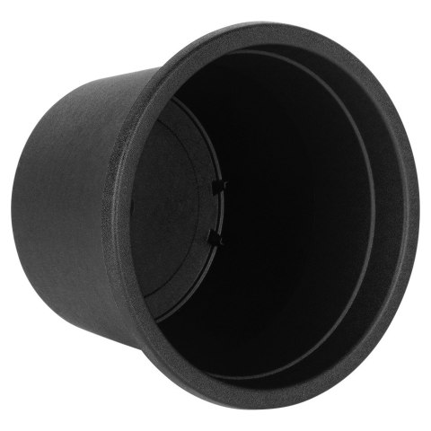 Doniczka ogrodowa plastikowa czarna okrągła mała 20 cm VILDE 339512