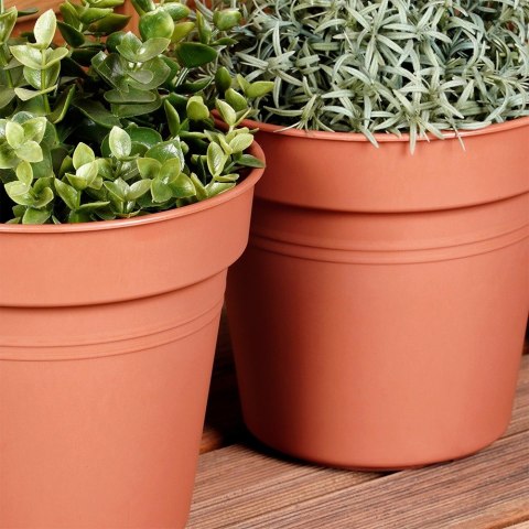 Doniczka ogrodowa plastikowa okrągła duża 17 cm 3 szt. PROGARDEN 339520