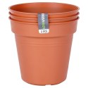 Doniczka ogrodowa plastikowa okrągła średnia 15 cm 3 szt. PROGARDEN 339519