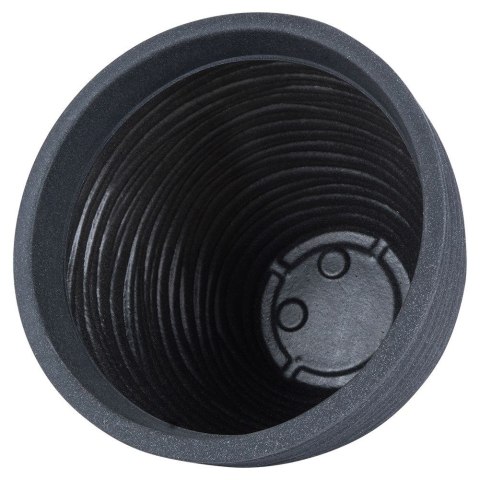 Doniczka ogrodowa plastikowa szara okrągła 39x31 cm VILDE 339438