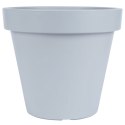 Doniczka ogrodowa plastikowa szara okrągła 39x35 cm VILDE 339425