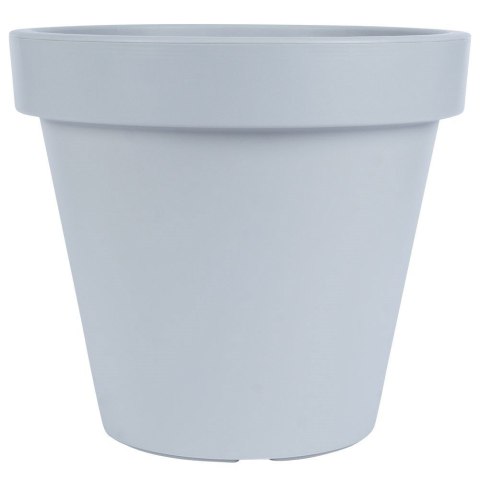 Doniczka ogrodowa plastikowa szara okrągła 39x35 cm VILDE 339425