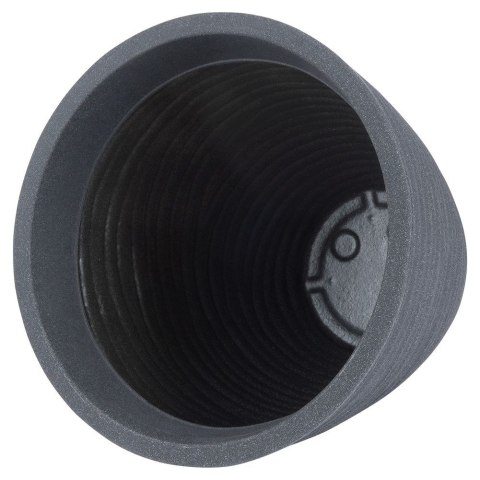 Doniczka ogrodowa plastikowa szara okrągła 39x41,5 cm VILDE 339440