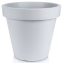 Doniczka ogrodowa plastikowa szara okrągła 48x43 cm VILDE 339429