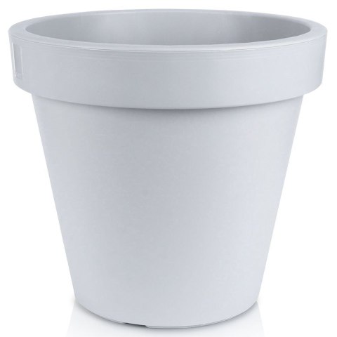 Doniczka ogrodowa plastikowa szara okrągła 48x43 cm VILDE 339429