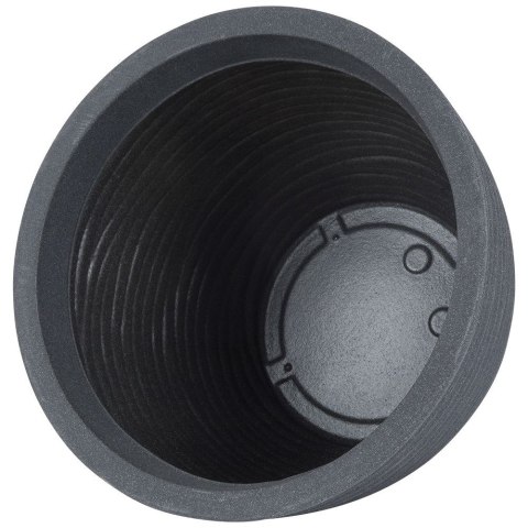 Doniczka ogrodowa plastikowa szara okrągła 48,5x37,5 cm VILDE 339444