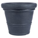Doniczka ogrodowa plastikowa szara okrągła 52x43 cm VILDE 339432