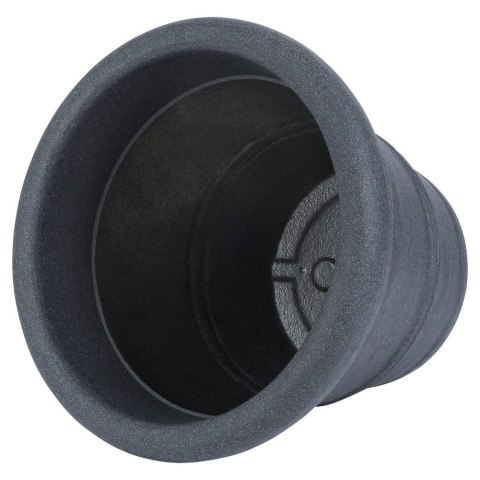 Doniczka ogrodowa plastikowa szara okrągła 52x43 cm VILDE 339432