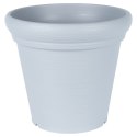Doniczka ogrodowa plastikowa szara okrągła duża 38x34 cm VILDE 339500
