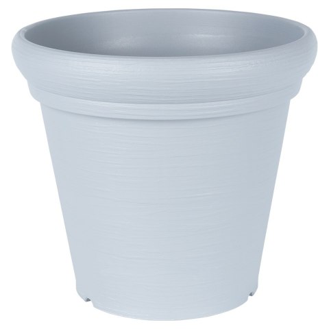 Doniczka ogrodowa plastikowa szara okrągła duża 38x34 cm VILDE 339500