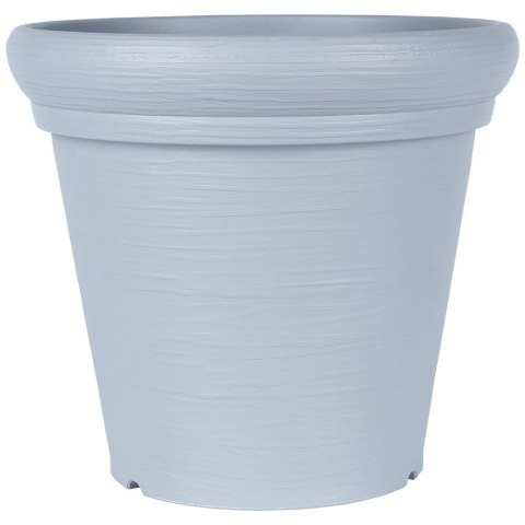 Doniczka ogrodowa plastikowa szara okrągła duża 38x34 cm VILDE 339500