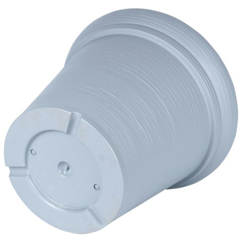 Doniczka ogrodowa plastikowa szara okrągła duża 38x34 cm VILDE 339500